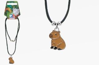 Obrázek z Řetízek s přív. kapybara, kov, barevný (12) 